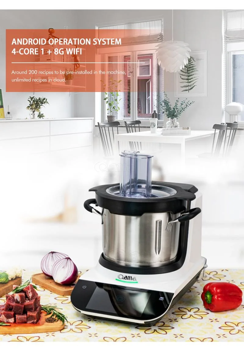 Qana Factory Wholesale OEM Thermo Mix Multifunction Blender Food Processor Cooking Robot Electric Food Chopper