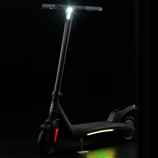 Foldable 2 Wheels City Coco E Scooter with Safety LED Lights