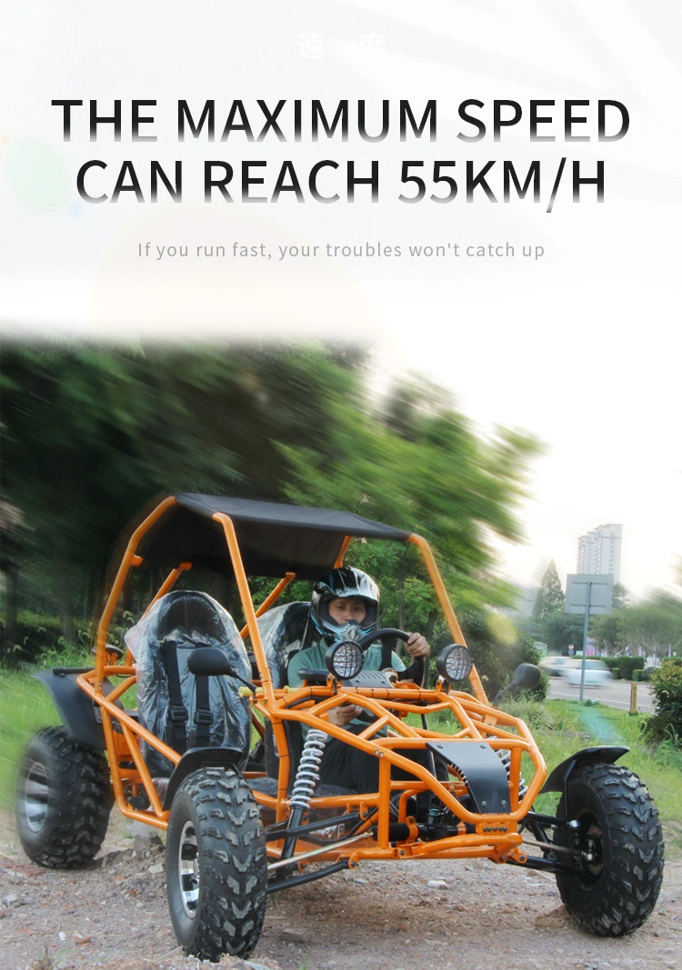 OEM ODM Outdoor 200cc Chain Drive Buggy Motor Gasoline 2 Seater Gas Cheap Go Kart off Road