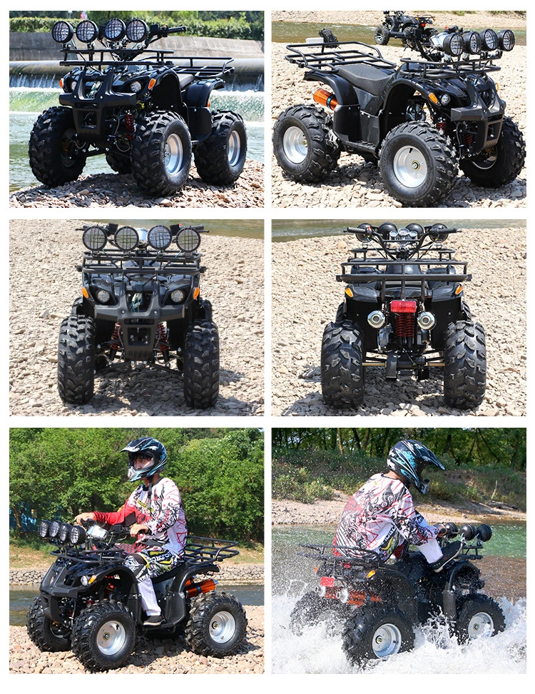 Bike Adults 4 Wheeler ATV Gas ATV ATV 125cc All Terrain Large Quad ATV Bike