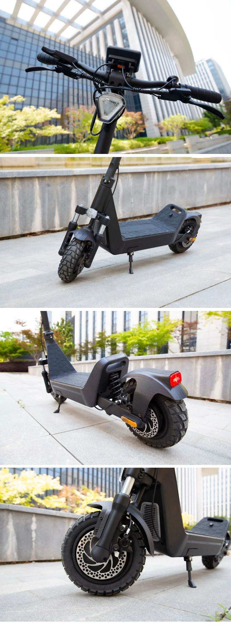 2023 New Two-Wheel Folding Kick Scooter Off Road Dual Motor Electric Scooter