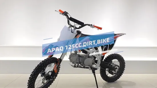 Apaq 125cc Dirt Bikes Pit Bike Wit Big Size Tyre for Sale Cheap with CE/EPA