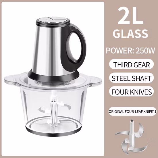 Electric Kitchen Meat Grinder Powerful Food and Vegetable Processor Electric Vegetable Chopper