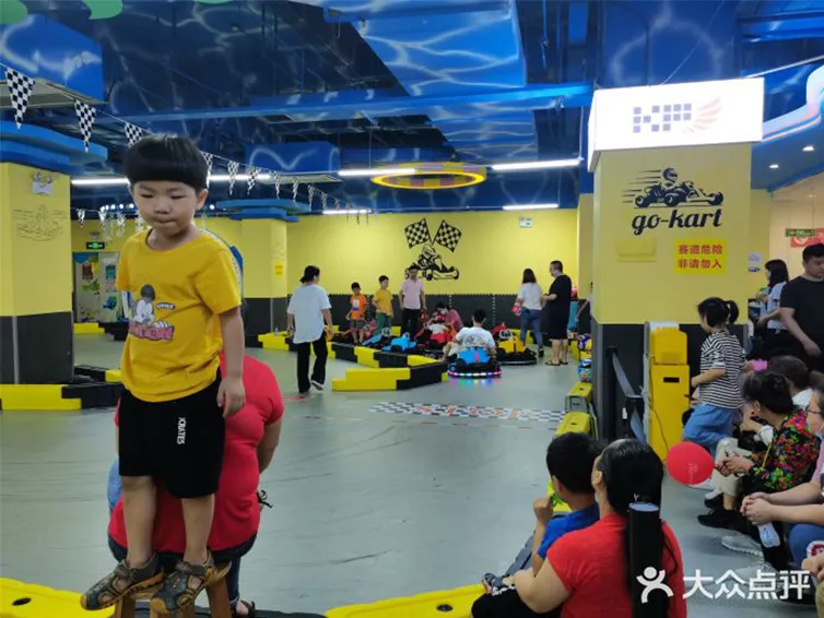 K9-2 4 Wheels Single Seater Nightlight Racing Amusement Electric Go Kart